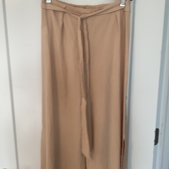 NWOT Wide Leg Pant with Snaps and Slit - Picture 8 of 16